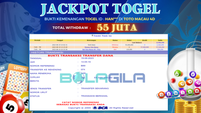 bukti jp bolagila #386