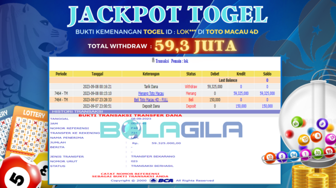 bukti jp bolagila #439