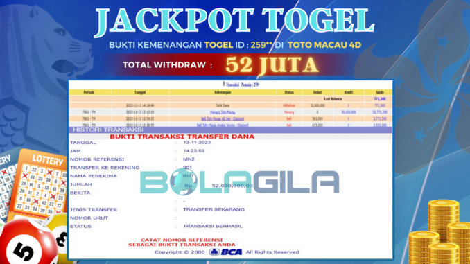 bukti jp bolagila #549