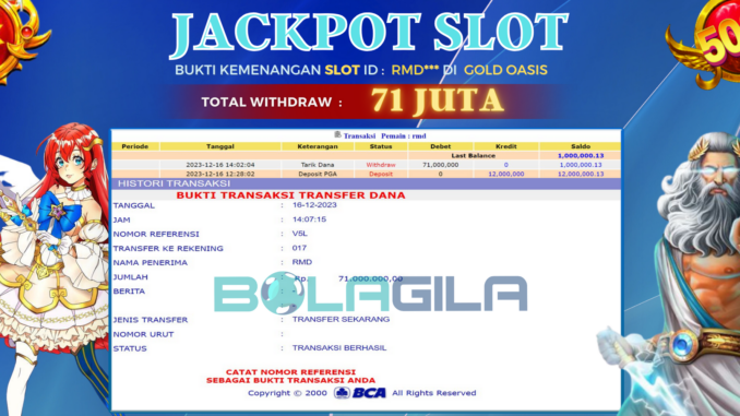 BUKTI JP BOLAGILA #596