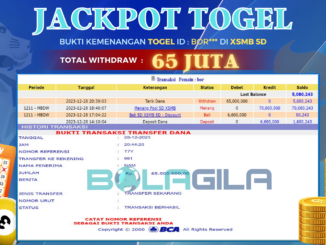 BUKTI JP BOLAGILA #583